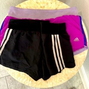 Set of 2 adidas running shorts waist 30